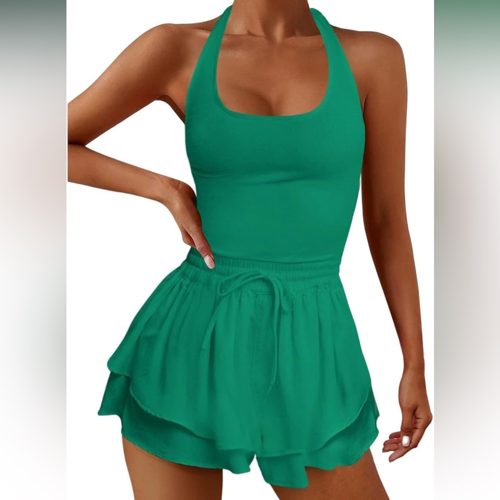 Green Active Leisure Romper